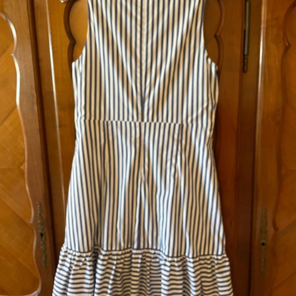 Ralph Lauren blue and white striped dress Size 10 - Picture 4 of 7